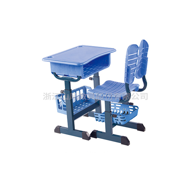 卡口升降课桌椅带蓝-SF-A9012