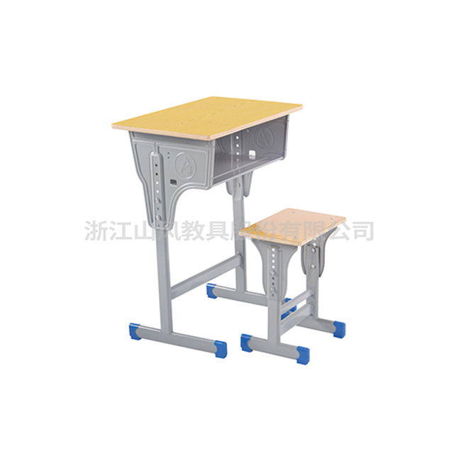 单人单层单柱课桌凳-SF-A9034