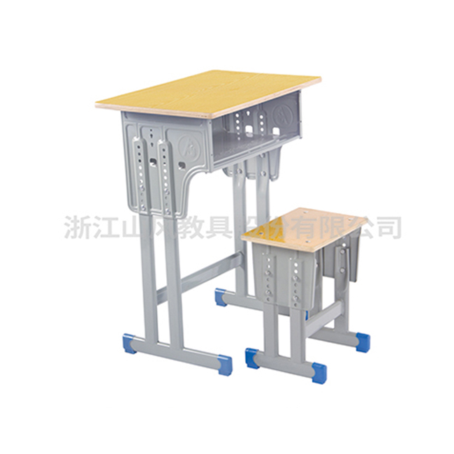 单人单层双柱课桌凳-SF-A9038